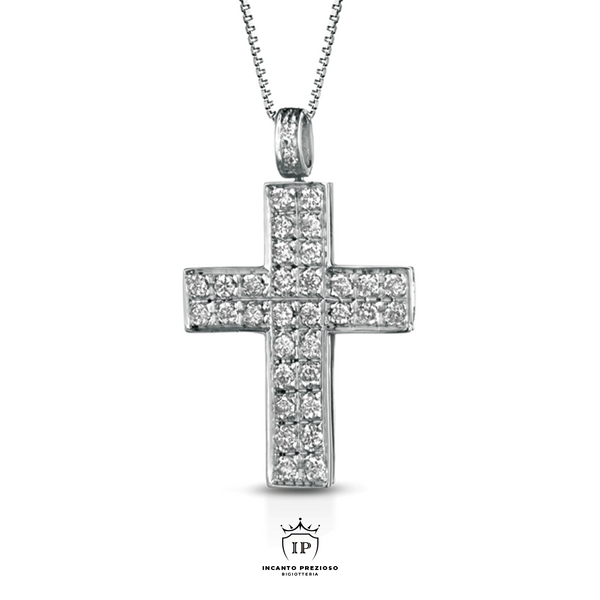 Collana Croce “Gems” Argento 925