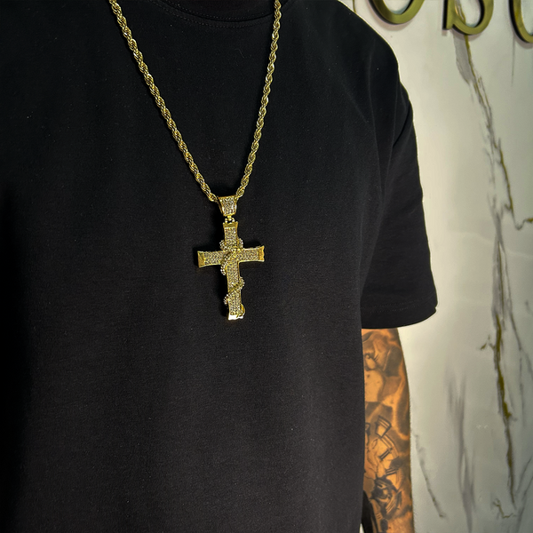Collana Croce "Snake"
