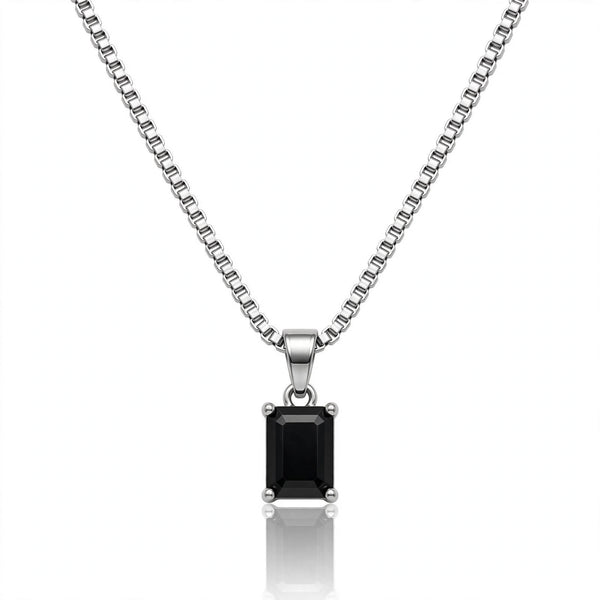 Collana “Carbonado” Baguette