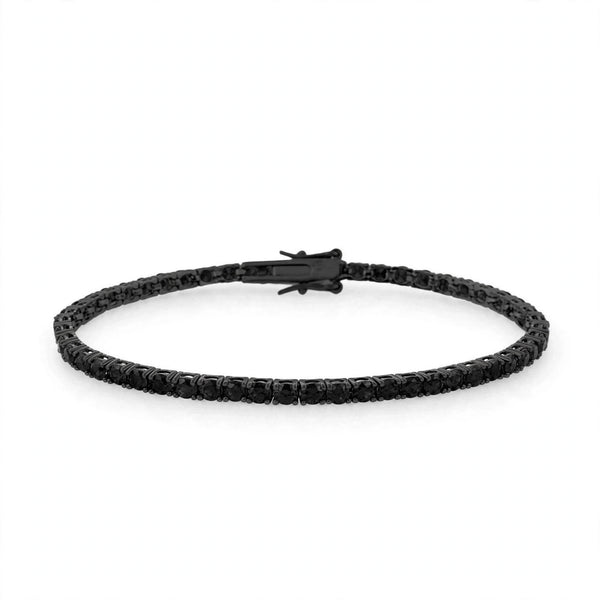 Tennis "Blackie" Argento 925 Rodiato