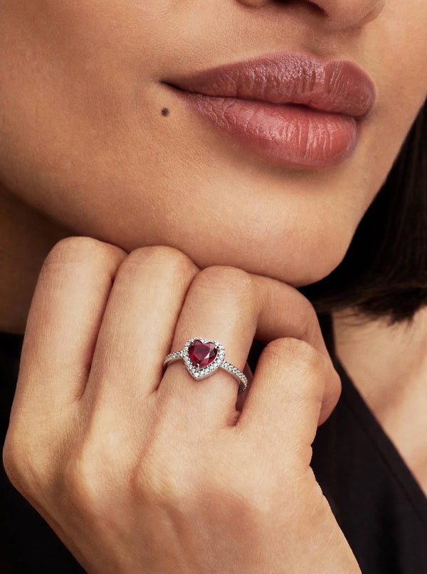 Anello "Angelic Rubino" Regolabile