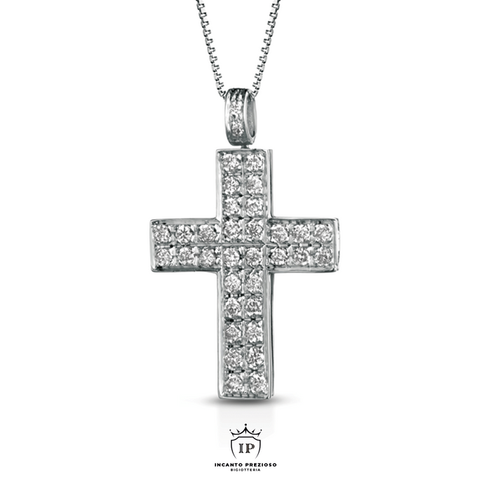 Collana Croce “Gems” Argento 925