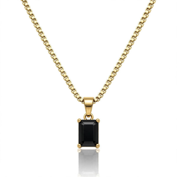 Collana “Carbonado” Baguette