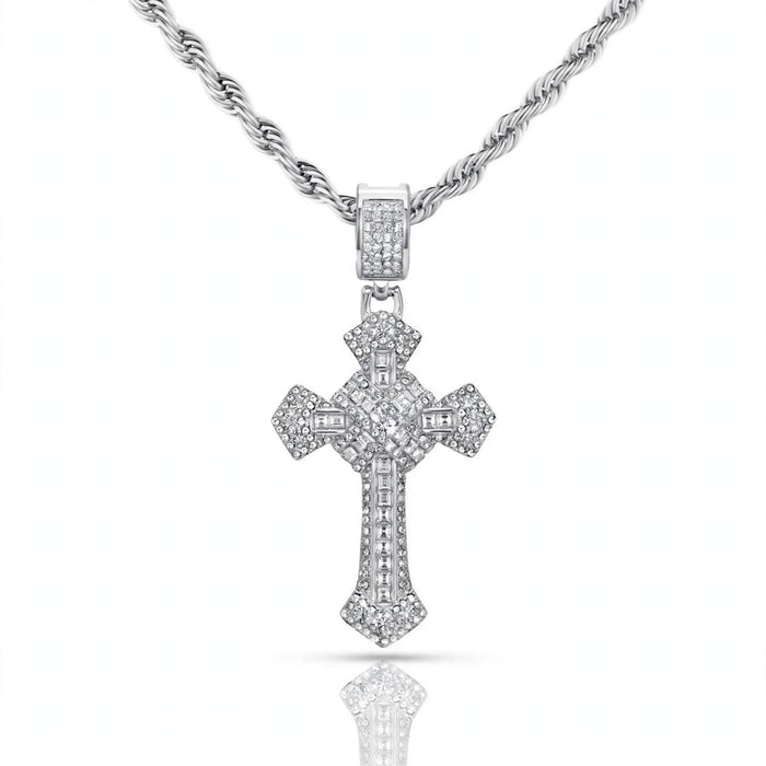Collana Croce "Diamond Cross"