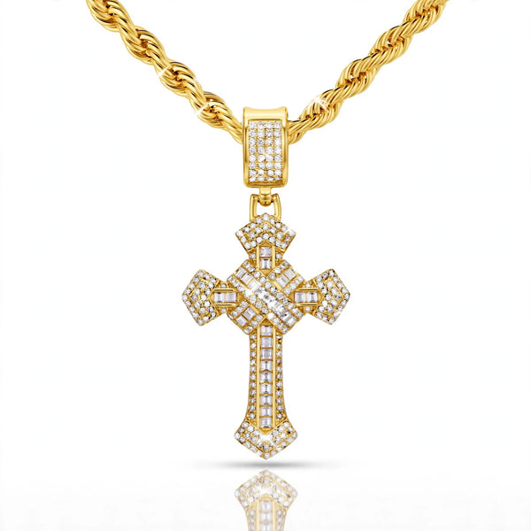 Collana Croce "Diamond Cross"