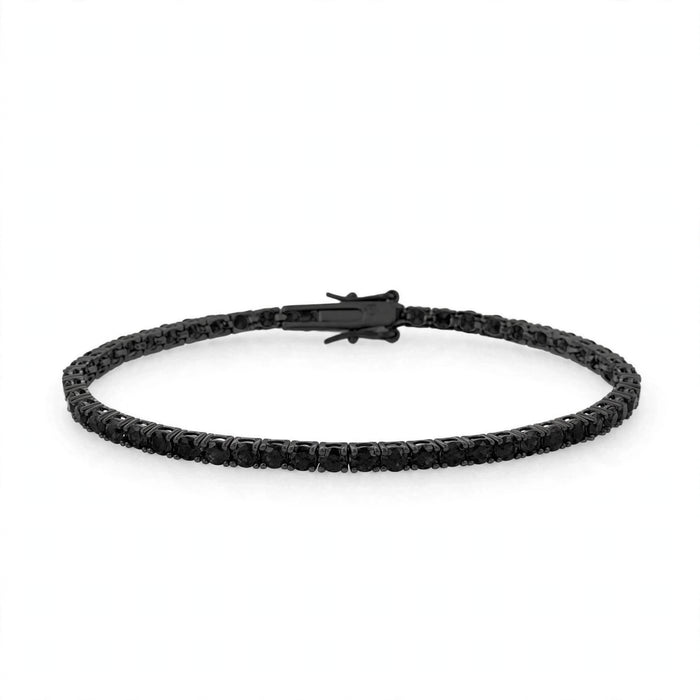 Tennis "Blackie" Argento 925 Rodiato