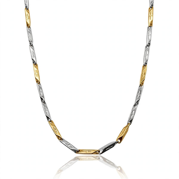 Collana "Tubolare" Bicolore