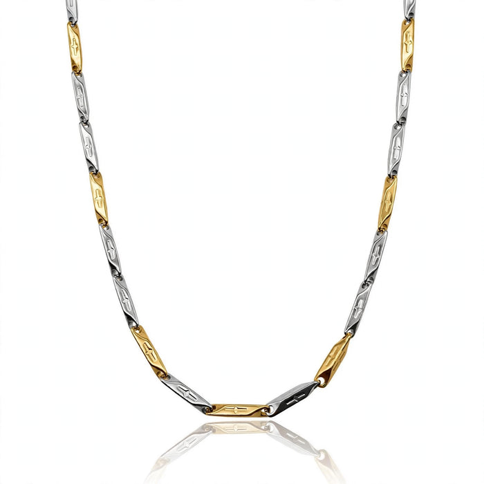 Collana "Tubolare" Bicolore