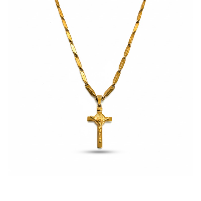 Collana Croce “Tubolare”