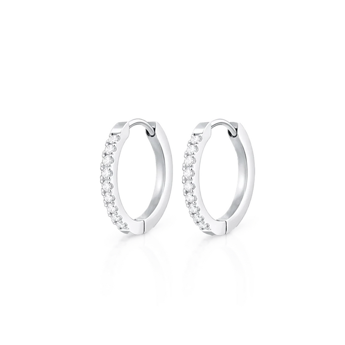 Orecchini Pavè Argento 925