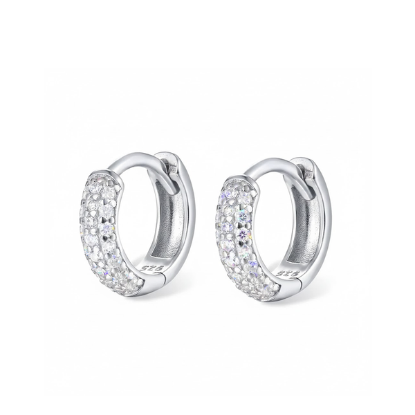 Orecchini Pavé argento 925