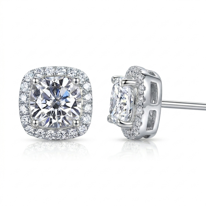 Orecchini “Big Square” Argento 925