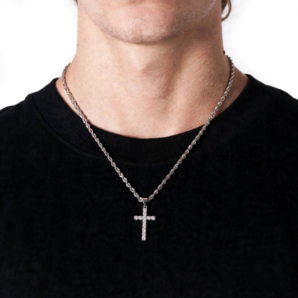 Collana Croce "Pavè"