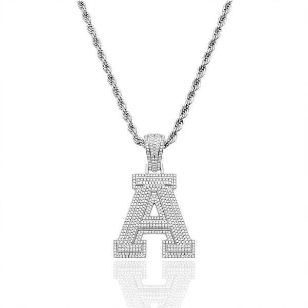 Collana "Letter" Argento 925 e Moissanite