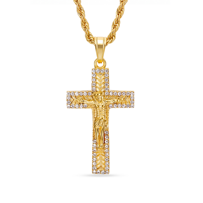 Collana Croce "Luxury"
