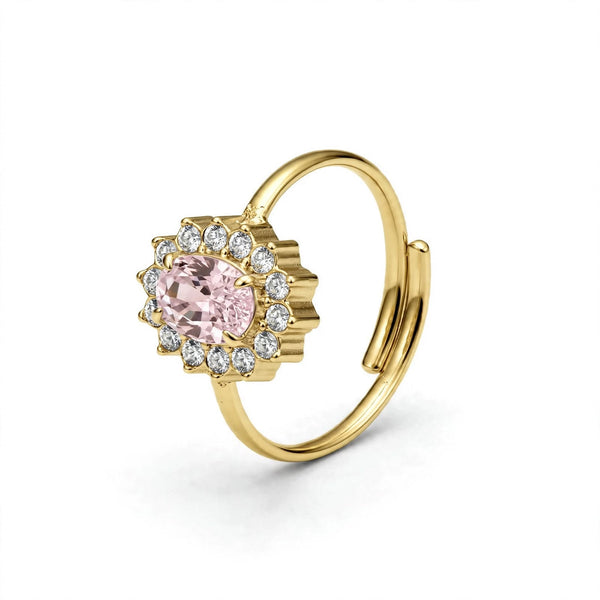 Anello "Kate Morganite" Regolabile
