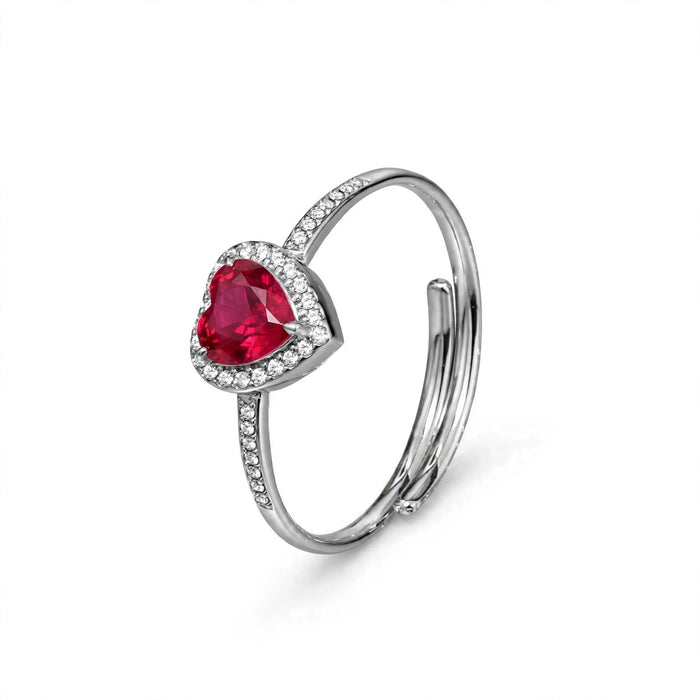 Anello "Angelic Rubino" Regolabile