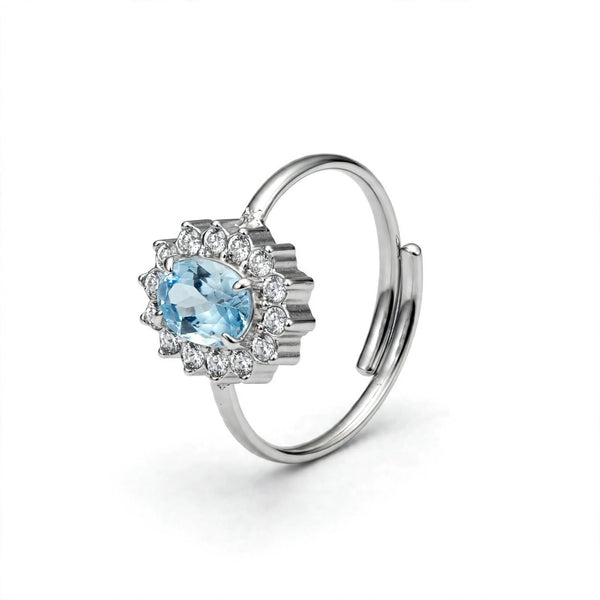 Anello "Kate Topazio" Regolabile