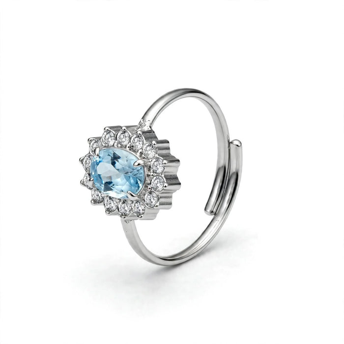 Anello "Kate Topazio" Regolabile