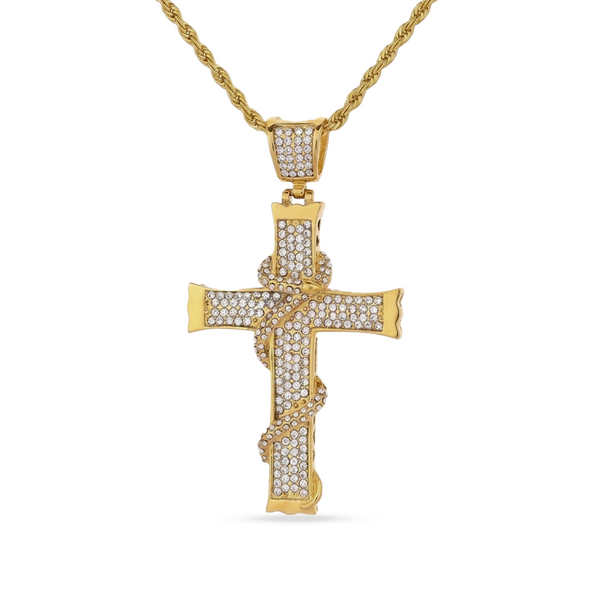 Collana Croce "Snake"